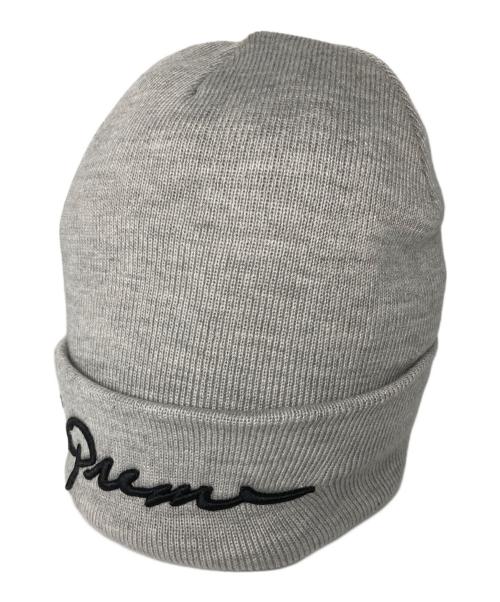 SUPREME（シュプリーム）SUPREME (シュプリーム) Classic Script Beanie グレー サイズ:サイズ詳細参照の古着・服飾アイテム
