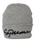 SUPREME (シュプリーム) Classic Script Beanie グレー サイズ:サイズ詳細参照：6000円