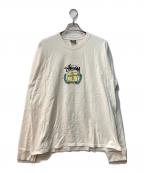 stussyステューシー）の古着「ピグメント カットソー」｜ホワイト