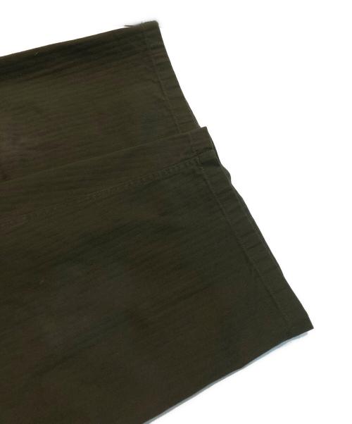 fulugi（古着）fulugi (古着) ヘリンボーン ツイル カーゴ パンツ オリーブ サイズ:82×90の古着・服飾アイテム