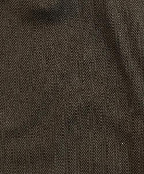 fulugi（古着）fulugi (古着) ヘリンボーン ツイル カーゴ パンツ オリーブ サイズ:82×90の古着・服飾アイテム