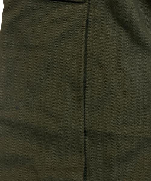 fulugi（古着）fulugi (古着) ヘリンボーン ツイル カーゴ パンツ オリーブ サイズ:82×90の古着・服飾アイテム