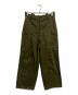 fulugi（古着）の古着「ヘリンボーン ツイル カーゴ パンツ」｜オリーブ