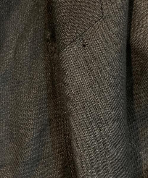 SHE TOKYO（シートーキョー）SHE TOKYO (シートーキョー) Balley リネンノースリーブ ジャケット ブラック サイズ:FREEの古着・服飾アイテム