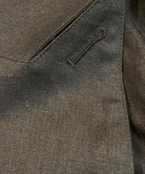 SHE TOKYO（シートーキョー）SHE TOKYO (シートーキョー) Balley リネンノースリーブ ジャケット ブラック サイズ:FREEの古着・服飾アイテム