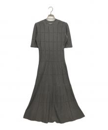 CELFORD（セルフォード）の古着「ディフォーメーション マーメイド ワンピース」｜グレー