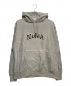 Champion×MoMAチャンピオン×モマ）の古着「リバース ウィーブ パーカー」｜グレー