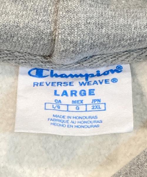 Champion（チャンピオン）Champion (チャンピオン) MoMA (モマ) リバース ウィーブ パーカー グレー サイズ:2XLの古着・服飾アイテム