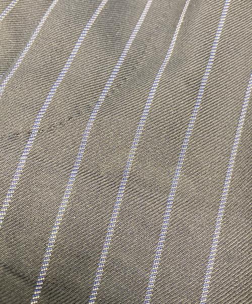 BEAMS F（ビームスエフ）BEAMS F (ビームスエフ) ウール カシミヤ ストライプ セットアップ スーツ ネイビー サイズ:FREEの古着・服飾アイテム