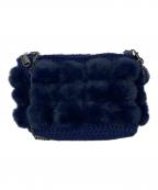 ANTEPRIMA MISTOアンテプリマミスト）の古着「ペーリ チェーン ショルダー バッグ」｜ネイビー