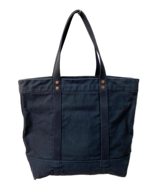 POLO RALPH LAUREN（ポロ・ラルフローレン）POLO RALPH LAUREN (ポロ・ラルフローレン) ビックポニー キャンバス トートバッグ ネイビー サイズ:サイズ詳細参照の古着・服飾アイテム