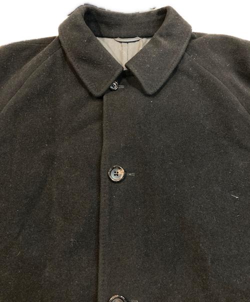 Aquascutum（アクアスキュータム）Aquascutum (アクアスキュータム) アンゴラ　ステンカラー　コート ブラック サイズ:freeの古着・服飾アイテム