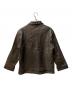 POST O'ALLS (ポストオーバーオールズ) CRUZER 8 goatskin JACKET ブラウン サイズ:ＸＬ：85000円