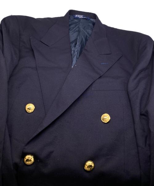 POLO RALPH LAUREN（ポロ・ラルフローレン）POLO RALPH LAUREN (ポロ・ラルフローレン) 金釦ブレザー ネイビー サイズ:Lの古着・服飾アイテム