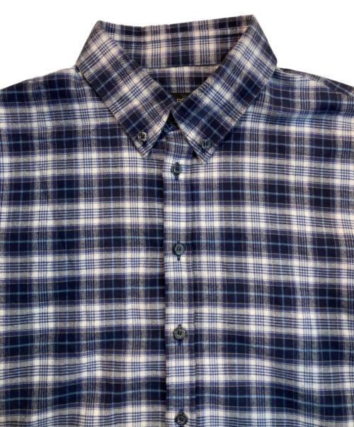 DSQUARED2（ディースクエアード）DSQUARED2 (ディースクエアード) チェック シャツ ブルー サイズ:46の古着・服飾アイテム