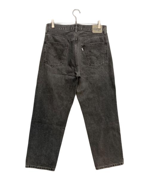 LEVI'S（リーバイス）LEVI'S (リーバイス) ルーズフィット ブラック デニムパンツ グレー サイズ:W32×L30の古着・服飾アイテム