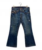 TRUE RELIGIONトゥルー レリジョン）の古着「joey big t フレアデニム パンツ」｜インディゴ