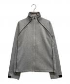MARMOTマーモット）の古着「STITCH SWEAT BLOUSON」｜グレー