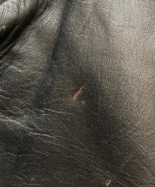 Schott（ショット）Schott (ショット) ライン  シングル ライダース ジャケット ブラック サイズ:Sの古着・服飾アイテム