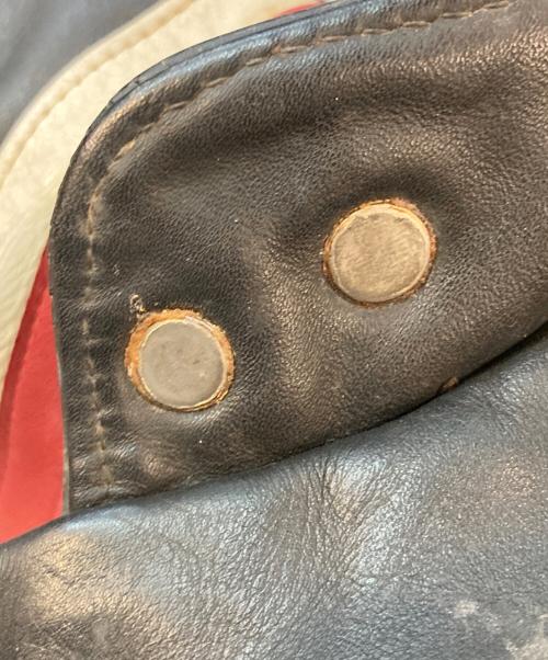 Schott（ショット）Schott (ショット) ライン  シングル ライダース ジャケット ブラック サイズ:Sの古着・服飾アイテム