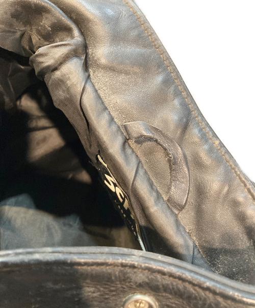 Schott（ショット）Schott (ショット) ライン  シングル ライダース ジャケット ブラック サイズ:Sの古着・服飾アイテム