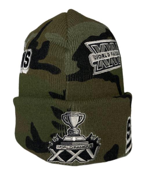 SUPREME（シュプリーム）SUPREME (シュプリーム) New Era (ニューエラ) Football Beanie Woodland Camo カーキ サイズ:サイズ詳細参照の古着・服飾アイテム