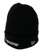 SUPREME×New Eraシュプリーム×ニューエラ）の古着「box logo beanie」｜ブラック