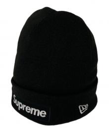 SUPREME×New Era（シュプリーム×ニューエラ）の古着「box logo beanie」｜ブラック