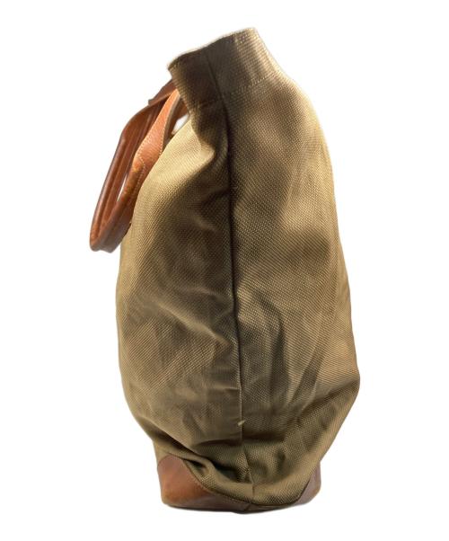 GHURKA（グルカ）GHURKA (グルカ) トートバッグ ベージュ×ブラウンの古着・服飾アイテム