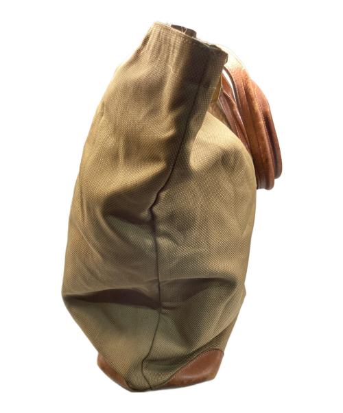 GHURKA（グルカ）GHURKA (グルカ) トートバッグ ベージュ×ブラウンの古着・服飾アイテム