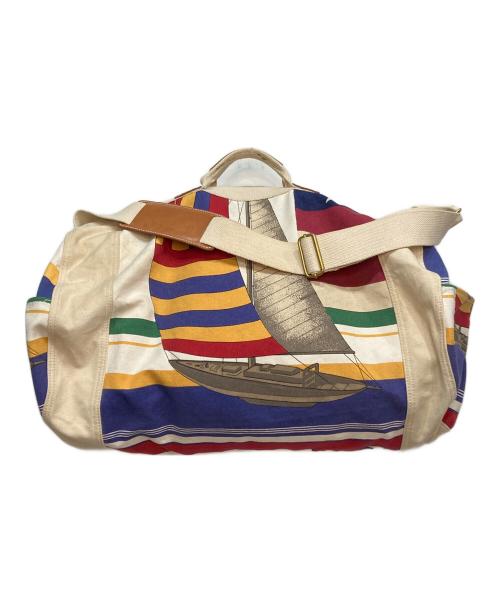RALPH LAUREN（ラルフローレン）RALPH LAUREN (ラルフローレン) ヨットクラブ キャンバス ドラムバック ベージュ サイズ:サイズ詳細参照の古着・服飾アイテム