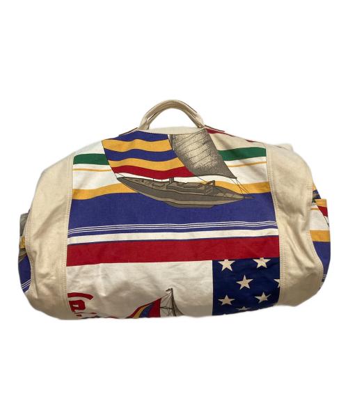 RALPH LAUREN（ラルフローレン）RALPH LAUREN (ラルフローレン) ヨットクラブ キャンバス ドラムバック ベージュ サイズ:サイズ詳細参照の古着・服飾アイテム