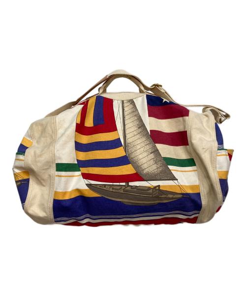 RALPH LAUREN（ラルフローレン）RALPH LAUREN (ラルフローレン) ヨットクラブ キャンバス ドラムバック ベージュ サイズ:サイズ詳細参照の古着・服飾アイテム