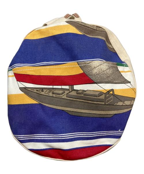 RALPH LAUREN（ラルフローレン）RALPH LAUREN (ラルフローレン) ヨットクラブ キャンバス ドラムバック ベージュ サイズ:サイズ詳細参照の古着・服飾アイテム