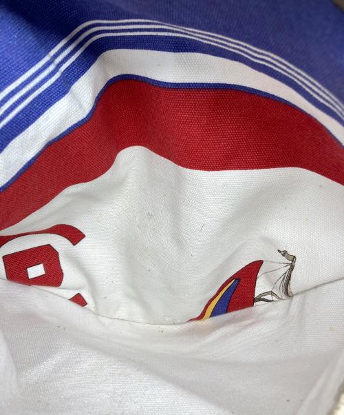 RALPH LAUREN（ラルフローレン）RALPH LAUREN (ラルフローレン) ヨットクラブ キャンバス ドラムバック ベージュ サイズ:サイズ詳細参照の古着・服飾アイテム