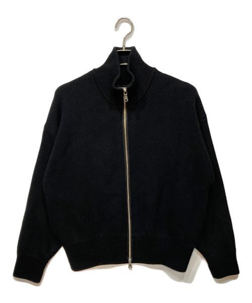 MAISON SPECIAL（メゾンスペシャル）MAISON SPECIAL (メゾンスペシャル) Prime-Over Drivers Zip Knit ブラック サイズ:1の古着・服飾アイテム