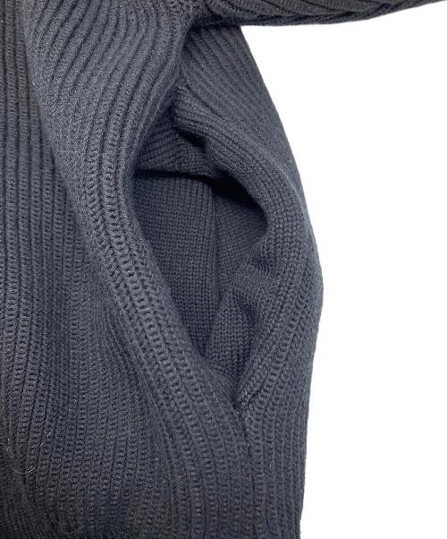 MAISON SPECIAL（メゾンスペシャル）MAISON SPECIAL (メゾンスペシャル) Prime-Over Drivers Zip Knit ブラック サイズ:1の古着・服飾アイテム