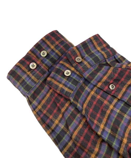 MAISON SPECIAL（メゾンスペシャル）MAISON SPECIAL (メゾンスペシャル) Prime-Over Regular Collar Flannel Shirt ネイビー サイズ:2の古着・服飾アイテム