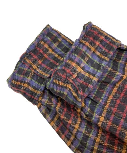 MAISON SPECIAL（メゾンスペシャル）MAISON SPECIAL (メゾンスペシャル) Prime-Over Regular Collar Flannel Shirt ネイビー サイズ:2の古着・服飾アイテム