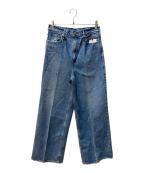 upper hightsアッパーハイツ）の古着「THE SISTER ワイド デニム パンツ」｜ブルー