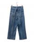 upper hights (アッパーハイツ) THE SISTER ワイド デニム パンツ ブルー サイズ:25 未使用品：8000円