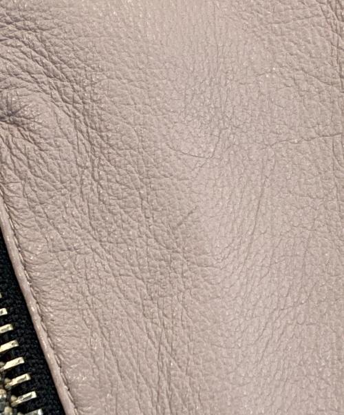 ALL SAINTS（オールセインツ）ALL SAINTS (オールセインツ) ラムレザージャケット ピンク サイズ:Sの古着・服飾アイテム