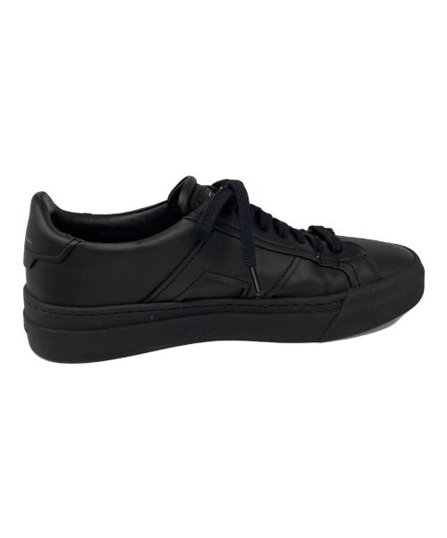 Santoni（サントーニ）Santoni (サントーニ) ダブルバックルディテール スニーカー ブラック サイズ:5の古着・服飾アイテム