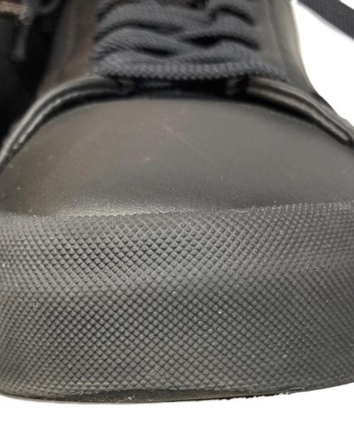 Santoni（サントーニ）Santoni (サントーニ) ダブルバックルディテール スニーカー ブラック サイズ:5の古着・服飾アイテム