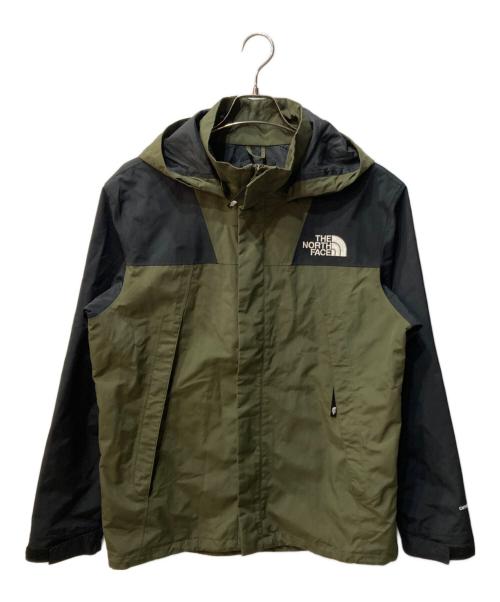 THE NORTH FACE（ザ ノース フェイス）THE NORTH FACE (ザ ノース フェイス) NEW MOUNTAIN JACKET オリーブ×ブラック サイズ:Lの古着・服飾アイテム