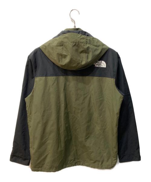 THE NORTH FACE（ザ ノース フェイス）THE NORTH FACE (ザ ノース フェイス) NEW MOUNTAIN JACKET オリーブ×ブラック サイズ:Lの古着・服飾アイテム