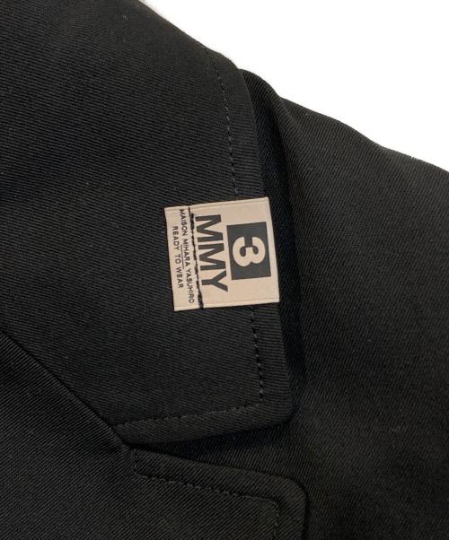 Maison MIHARA YASUHIRO（メゾン ミハラ ヤスヒロ）Maison MIHARA YASUHIRO (メゾン ミハラ ヤスヒロ) Chambray Satin Oversized Blazer ブラック サイズ:44の古着・服飾アイテム