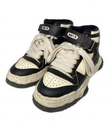 Maison MIHARA YASUHIRO（メゾン ミハラ ヤスヒロ）の古着「Keith ハイカットスニーカー」｜ホワイト×ブラック