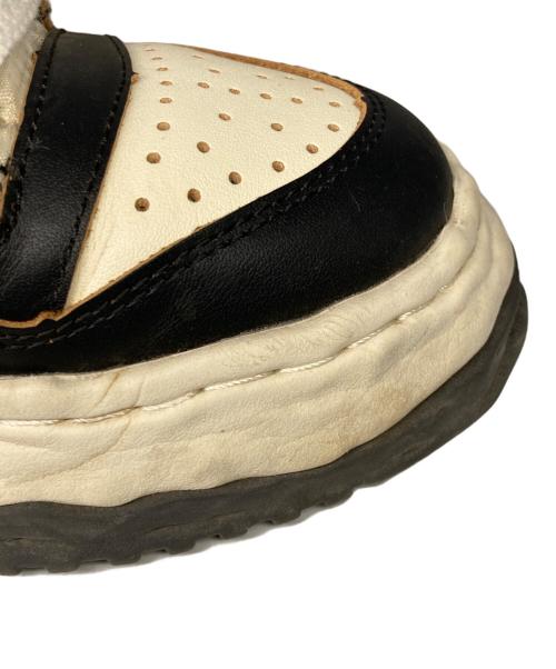 Maison MIHARA YASUHIRO（メゾン ミハラ ヤスヒロ）Maison MIHARA YASUHIRO (メゾン ミハラ ヤスヒロ) Keith ハイカットスニーカー ホワイト×ブラック サイズ:41の古着・服飾アイテム