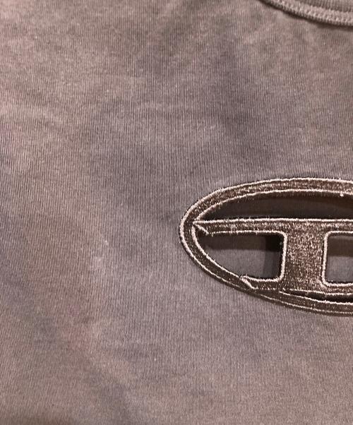 DIESEL（ディーゼル）DIESEL (ディーゼル) T-ANGIE オーバルロゴTシャツ ブラック サイズ:XSの古着・服飾アイテム